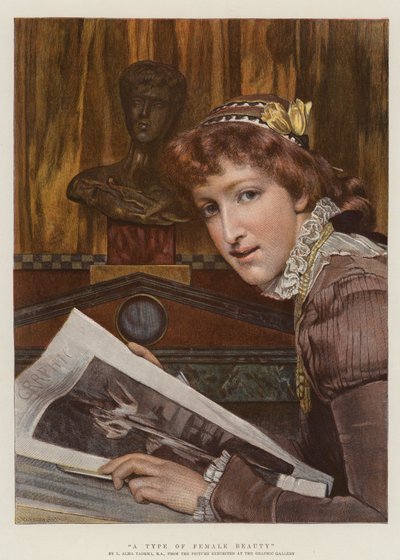 女性の美しさのタイプ（クロモリト） 作： Lawrence Alma Tadema
